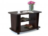 Узкий журнальный столик на колесах  Сокол СЖ-3