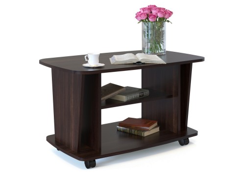 Узкий журнальный столик на колесах  Сокол СЖ-3