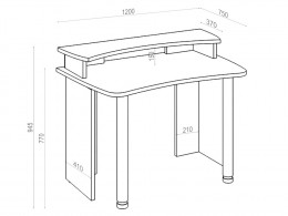 Компьютерный стол СКЛ-Софт120+НКИЛ120