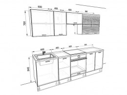 Кухня Европа 2,4 метра