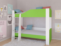 Кровать двухъярусная АСТРА 2 Белый/Сонома без ящика