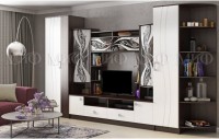 Модульная гостиная Женева NEW МДФ, композиция 2