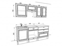 Кухня Ева 2,0 метра