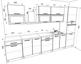 Кухня Базис 3,4 метра