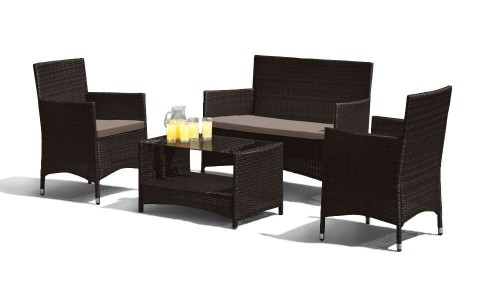 Комплект плетеной мебели из искусственного ротанга  AFM-2025B / AFM-2025G