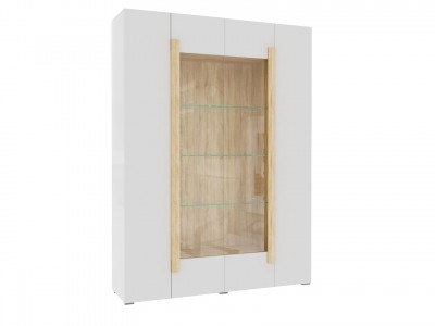 Шкаф-витрина Милана Куба 4-х дверная 1715.М3