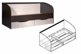 Кровать с ящиками Сенди 94 см