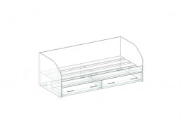 Кровать с ящиками Сенди 94 см