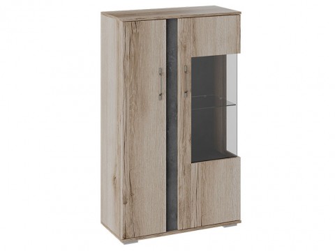 Шкаф-витрина   Брайтон ТД-329.07.27 Шкаф комбинированный с двумя дверьми
