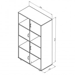 Тумба комбинированная Дельта №7.03