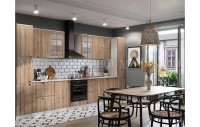 Модульная кухня МДФ Техно-1 3800 Дуб Сонома