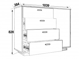 Комод  Вега Бавария