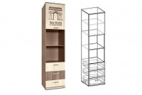 Пенал (Правый) Тиффани 45 см