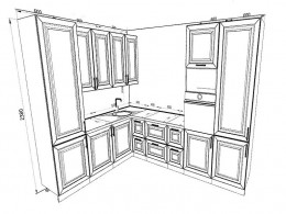 Кухня Рокко 3,2 метра