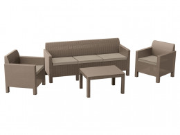 Комплект садовой мебели Keter 17202802 Комплект мебели Orlando set with 3 seat sofa