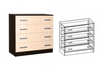 Комод без зеркала Светлана (ММ) 84 см