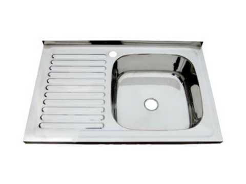 Мойка  накладная 800 чаша справа