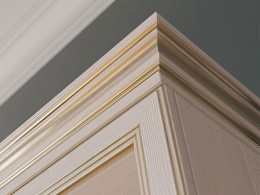 Угловой шкаф-витрина   Сиена