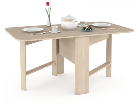 Кухонный стол Глория 609 -книжка