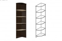 Стеллаж угловой Светлана (ММ) 57 см