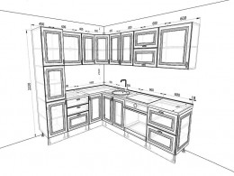 Кухня Ева 2,6 метра