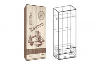 Шкаф 2х створчатый Сенди 80 см