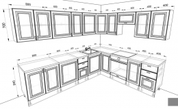 Кухня Ева 3,0 метра