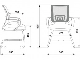 Офисный стул Бюрократ CH-695N-AV