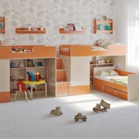 Трехъярусная кровать Легенда